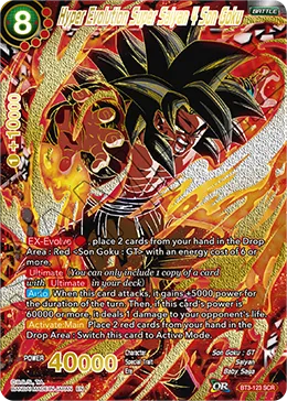 Hyper Evolution Super Saiyan 4 Son Goku, Cross Worlds #BT3-123_PR