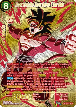 Hyper Evolution Super Saiyan 4 Son Goku, Cross Worlds #BT3-123_PR02