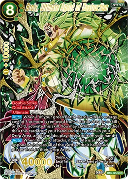 Broly, Ultimate Agent of Destruction, Destroyer Kings #BT6-125_PR