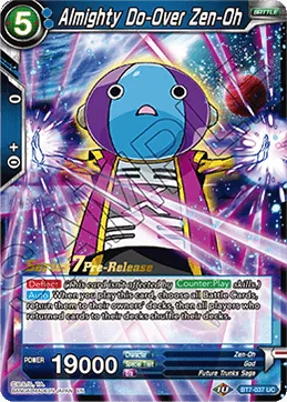 Almighty Do-Over Zen-Oh, Assault of the Saiyans #BT7-037_PR