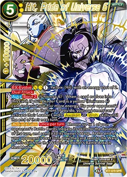 Hit, Pride of Universe 6, Assault of the Saiyans #BT7-079_SPR