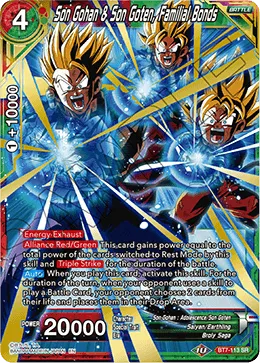 Son Gohan & Son Goten, Familial Bonds, Assault of the Saiyans #BT7-113