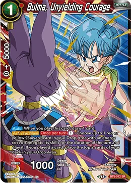 Bulma, Unyielding Courage, Malicious Machinations #BT8-012