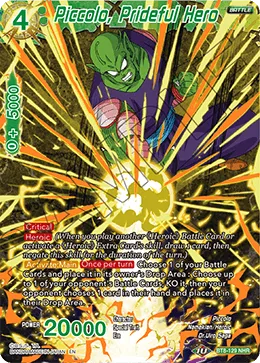 Piccolo, Prideful Hero, Malicious Machinations #BT8-129