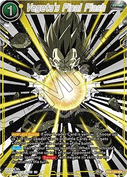 Vegeta's Final Flash, Universal Onslaught #BT9-133