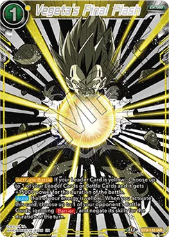Vegeta's Final Flash, Normal