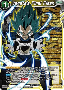 Vegeta's Final Flash, Universal Onslaught #BT9-133_PR02