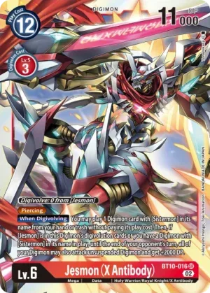 Jesmon (X Antibody), BT-10: Booster Xros Encounter #BT10-016