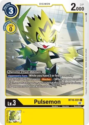 Pulsemon, BT-10: Booster Xros Encounter #BT10-031