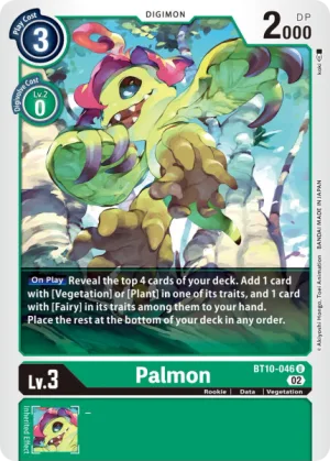 Palmon, BT-10: Booster Xros Encounter #BT10-046