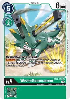 WezenGammamon, BT-10: Booster Xros Encounter #BT10-050