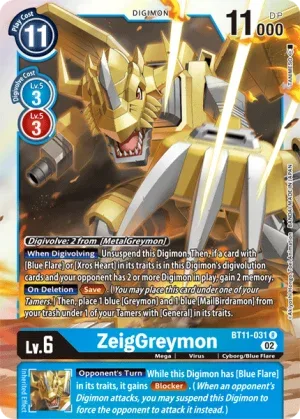 ZeigGreymon, BT-11: Booster Dimensional Phase #BT11-031