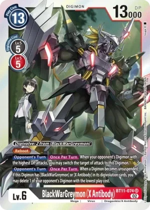 BlackWarGreymon (X Antibody), BT-11: Booster Dimensional Phase #BT11-074