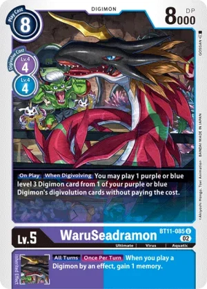WaruSeadramon, BT-11: Booster Dimensional Phase #BT11-085