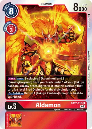 Aldamon, BT-12: Booster Across Time #BT12-015