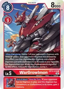WarGrowlmon, Normal