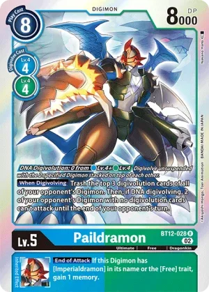 Paildramon, BT-12: Booster Across Time #BT12-028