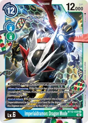 Imperialdramon: Dragon Mode, BT-12: Booster Across Time #BT12-030
