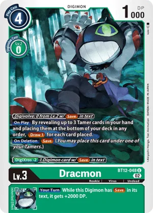 Dracmon, BT-12: Booster Across Time #BT12-048