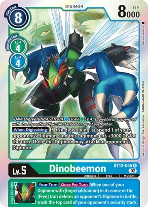 Dinobeemon, BT-12: Booster Across Time #BT12-055
