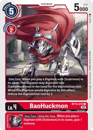 BaoHuckmon, BT-13: Booster Versus Royal Knights #BT13-013
