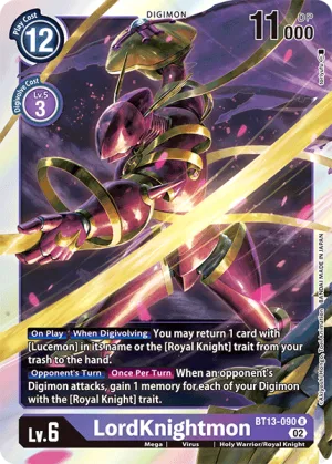 LordKnightmon, BT-13: Booster Versus Royal Knights #BT13-090