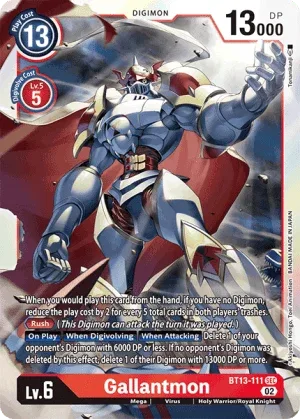 Gallantmon, BT-13: Booster Versus Royal Knights #BT13-111