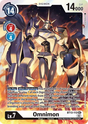 Omnimon, BT-13: Booster Versus Royal Knights #BT13-112
