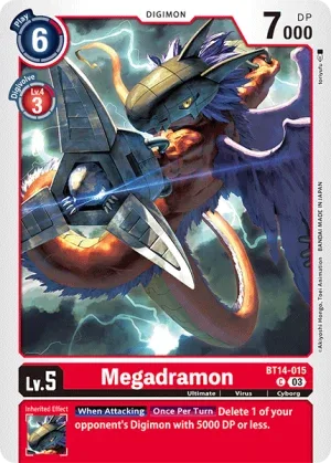 Megadramon, BT-14: Booster Blast Ace #BT14-015