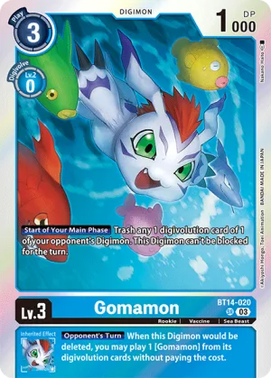 Gomamon, BT-14: Booster Blast Ace #BT14-020
