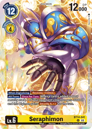 Seraphimon, BT-14: Booster Blast Ace #BT14-041