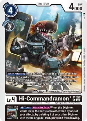 Hi-Commandramon, BT-14: Booster Blast Ace #BT14-060
