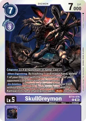 SkullGreymon, BT-14: Booster Blast Ace #BT14-076