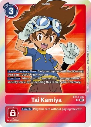 Tai Kamiya, BT-14: Booster Blast Ace #BT14-082