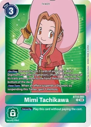 Mimi Tachikawa, BT-14: Booster Blast Ace #BT14-085