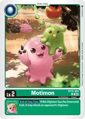 Motimon, BT-15: Booster Exceed Apocalypse #BT15-004