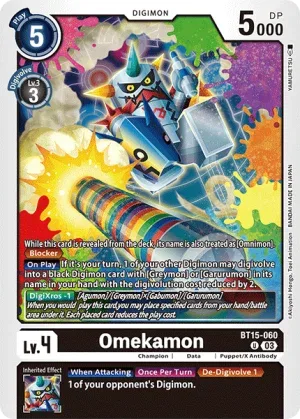 Omekamon, BT-15: Booster Exceed Apocalypse #BT15-060