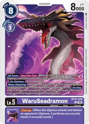 WaruSeadramon, BT-15: Booster Exceed Apocalypse #BT15-078