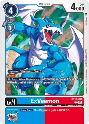 ExVeemon, BT-16: Booster Beginning Observer #BT16-018