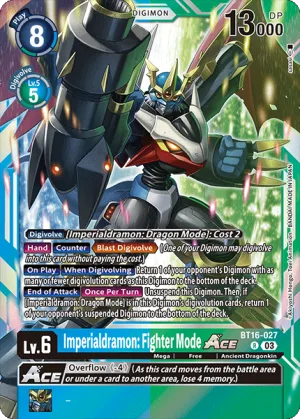 Imperialdramon: Fighter Mode, BT-16: Booster Beginning Observer #BT16-027
