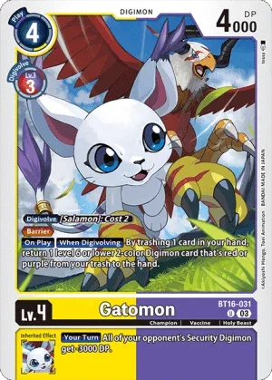 Gatomon, BT-16: Booster Beginning Observer #BT16-031