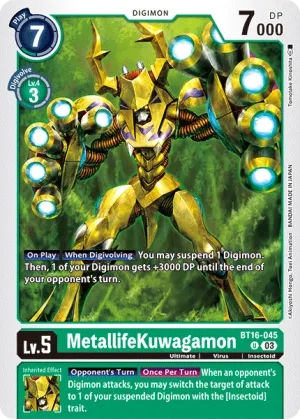 MetallifeKuwagamon, BT-16: Booster Beginning Observer #BT16-045