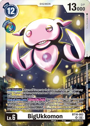 BigUkkomon, BT-16: Booster Beginning Observer #BT16-083