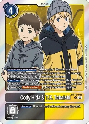 Cody Hida & T.K. Takaishi, BT-16: Booster Beginning Observer #BT16-088