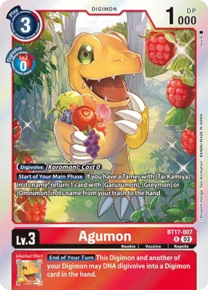 Agumon, BT-17: Booster Secret Crisis #BT17-007