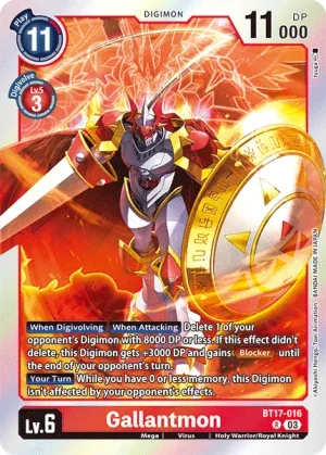 Gallantmon, BT-17: Booster Secret Crisis #BT17-016