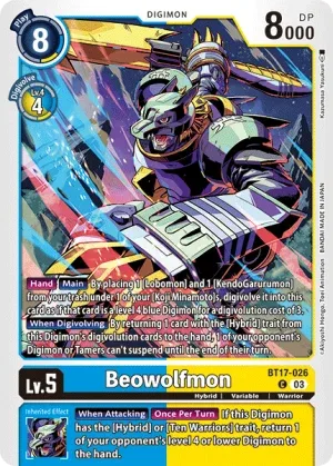 Beowolfmon, BT-17: Booster Secret Crisis #BT17-026