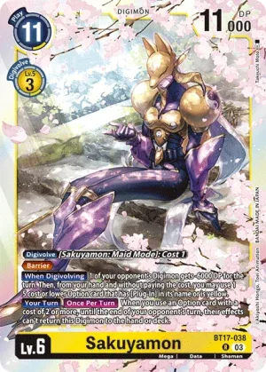 Sakuyamon, BT-17: Booster Secret Crisis #BT17-038