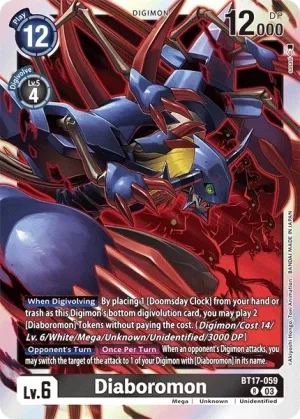 Diaboromon, BT-17: Booster Secret Crisis #BT17-059