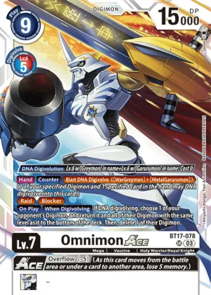 Omnimon, BT-17: Booster Secret Crisis #BT17-078